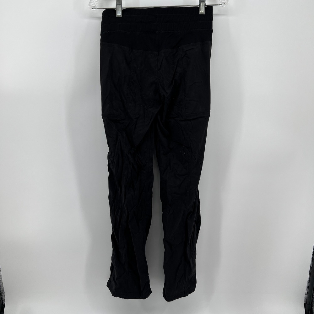 Lululemon Womens 4 Align High Rise Ribbed Jogger Pants Black - Picture 2 of 7